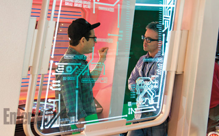 Illustration for article titled New Star Trek images surround Benedict Cumberbatch with red shirts... uh oh